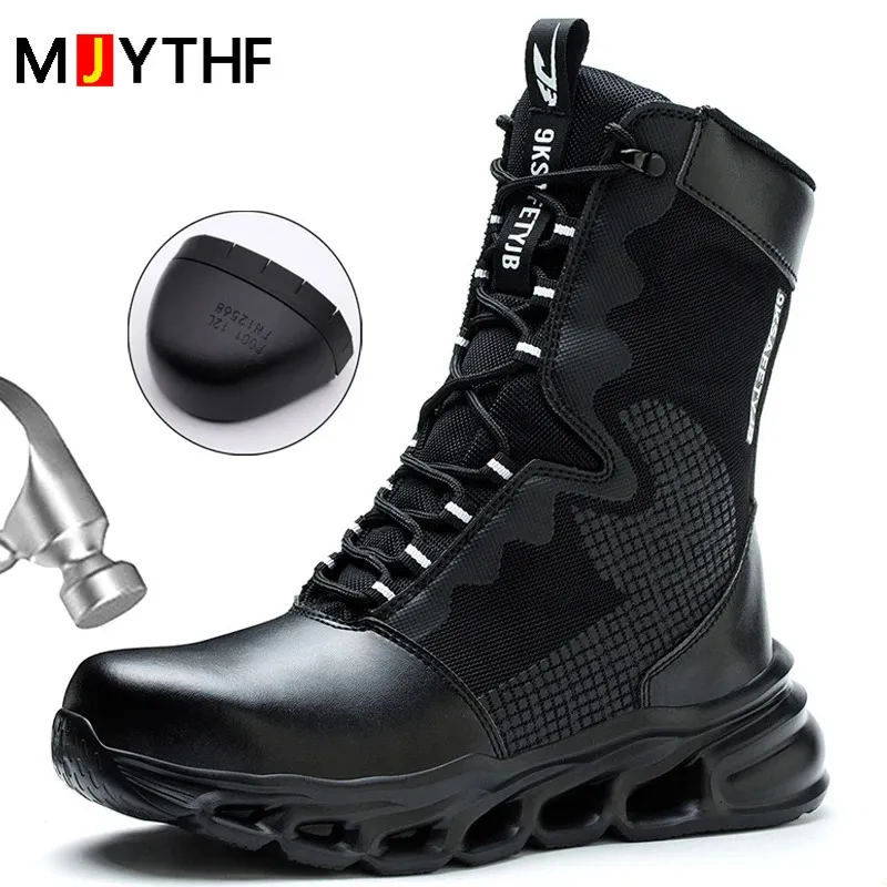 Scarpe Antifortunistiche Stivaletti Tattici Uomo Con Punta In Acciaio - Antinfortunistici, Antiscivolo, Per Lavoro E Militare Stivali Comodi Slip Resistant Scarpe Antifortunistiche Stivaletti Tattici Uomo Con Punta In Acciaio - Antinfortunistici, Antiscivolo, Per Lavoro E Militare Stivali Comodi Slip Resistant