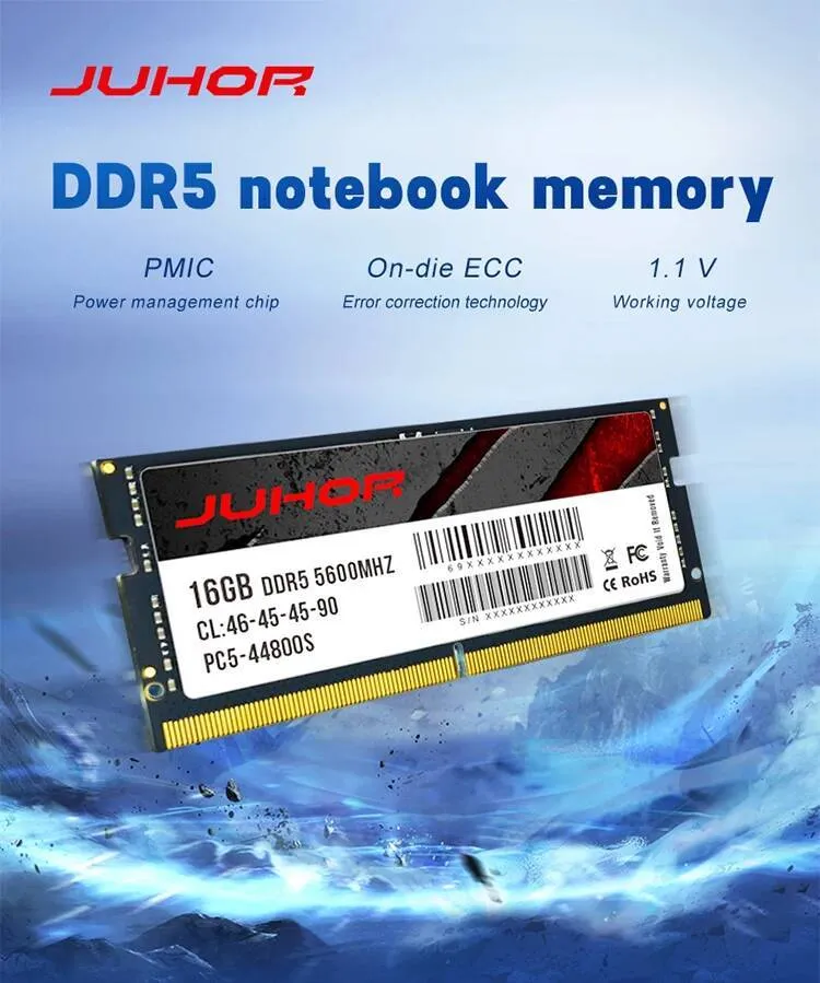Память Для Ноутбука JUHOR DDR5, 16 ГБ, 32 ГБ, 5600 От 17 905