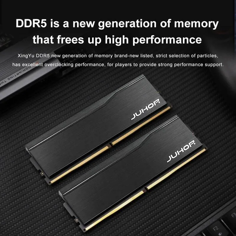 JUHOR DDR5 RAM 32GB 2x16GB 6000MHz 6400MHz Masaüstü Yi TL23