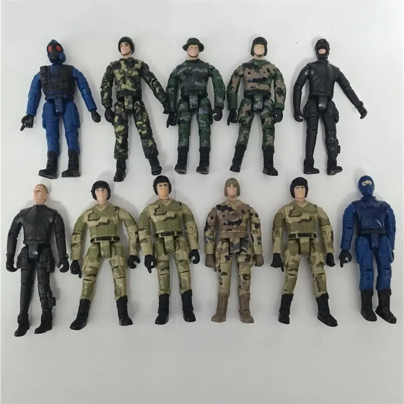 Juego De 52 Figuras De Soldados Militares De Plástico Con Tanques, Aviones, Helicópteros Y Banderas – Para Juegos De Guerra Imaginativos, A Partir De 3 Años