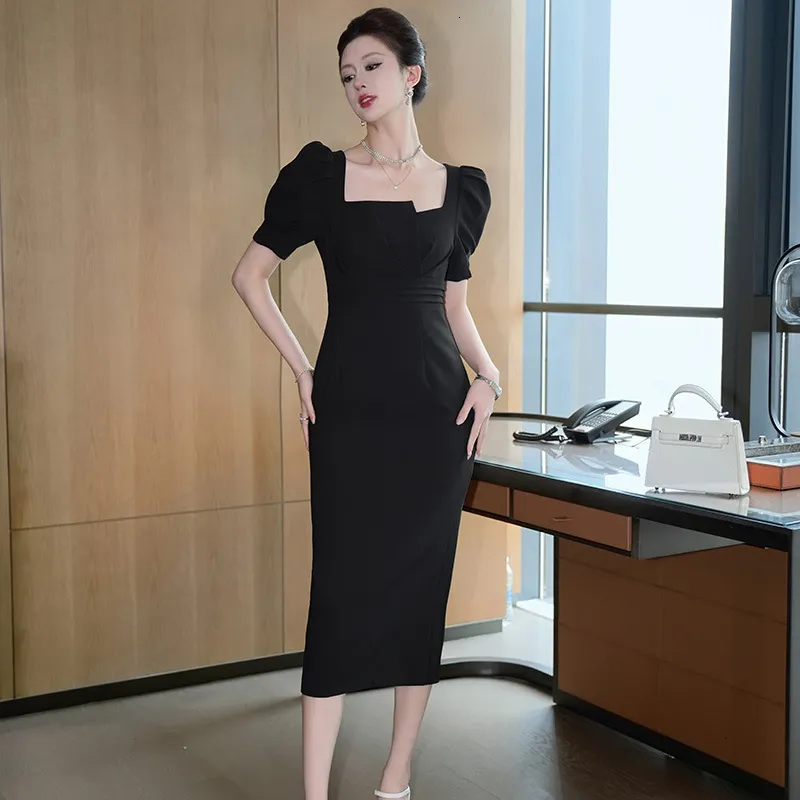 bodycon maxi dress short Floor-Length Black Acetate Zipper Square Neckline Sleeve from Dhgate Urban Sexy Dresses Size:12-14Y PREORDER (ships in Oct) Bcbgmaxazria Women's Lumi Deep elegant black dresses for wedding guests 64 Bust