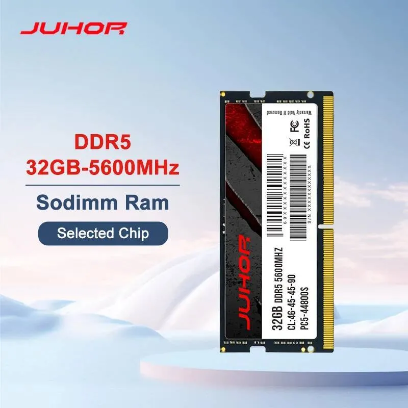 JUHOR Laptop Memory DDR5 16GB 32GB 5600MHz Sodimm... From 159,23 