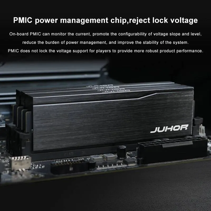 JUHOR DDR5 RAM 32GB 2x16GB 6000MHz 6400MHz Masaüstü Yi TL23