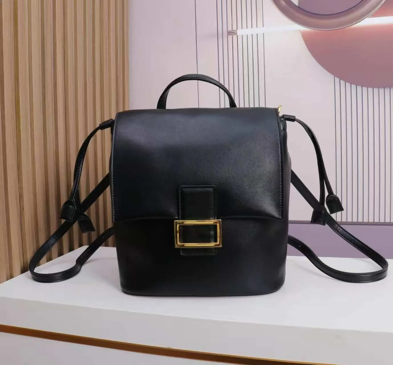 Small Designer Rucksacks Designer Canvas And Leather Small Leather Backpack... From Wlls10, $69. ...