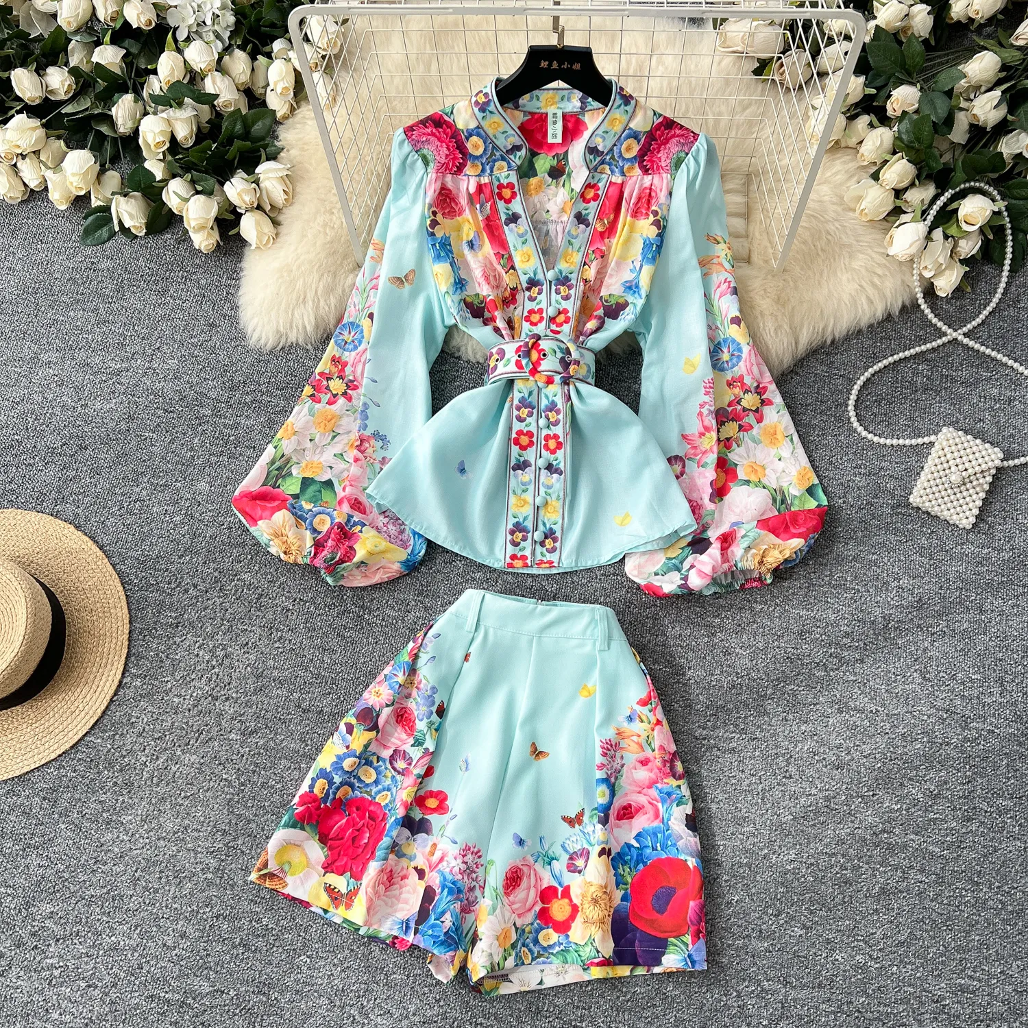 chinese dress ladies Two Piece Homecoming Dress Lace Crop Prom Short Dress  alinanova