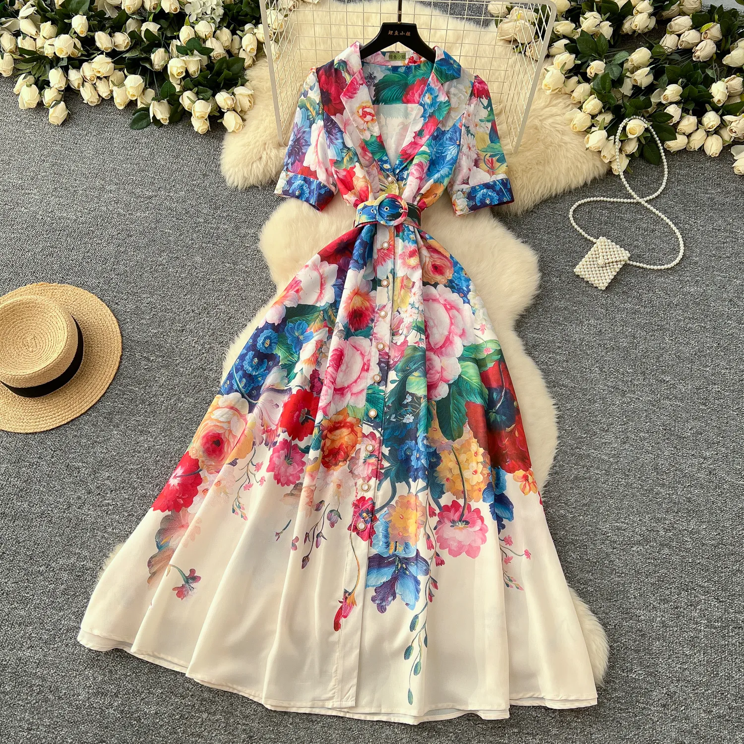 ワンピース louren volume summer dress 0de839fe-d917-4167-af30-