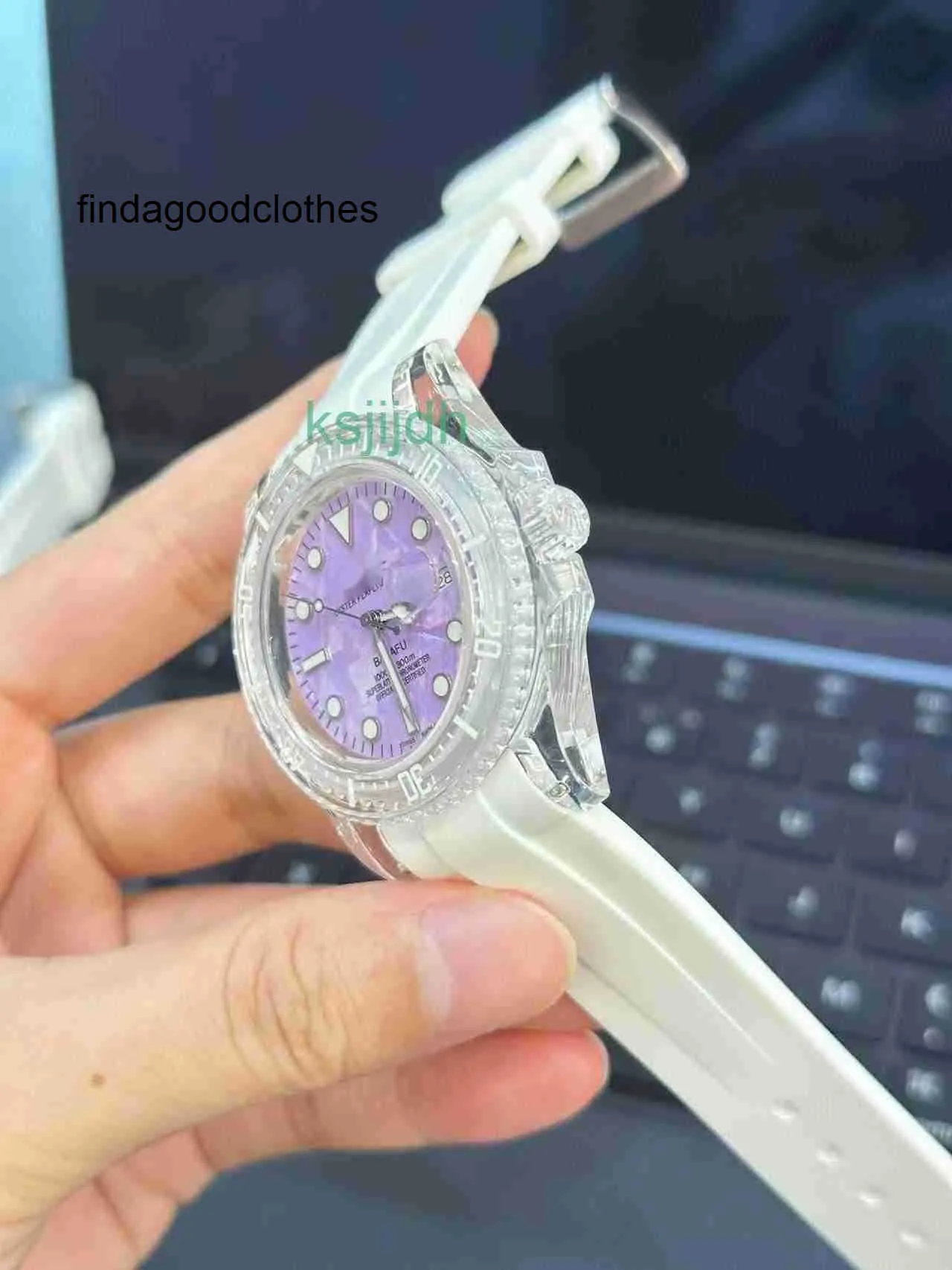 Automatic Mechanical Watch with Sapphire Crystal Dial and Stainless ...