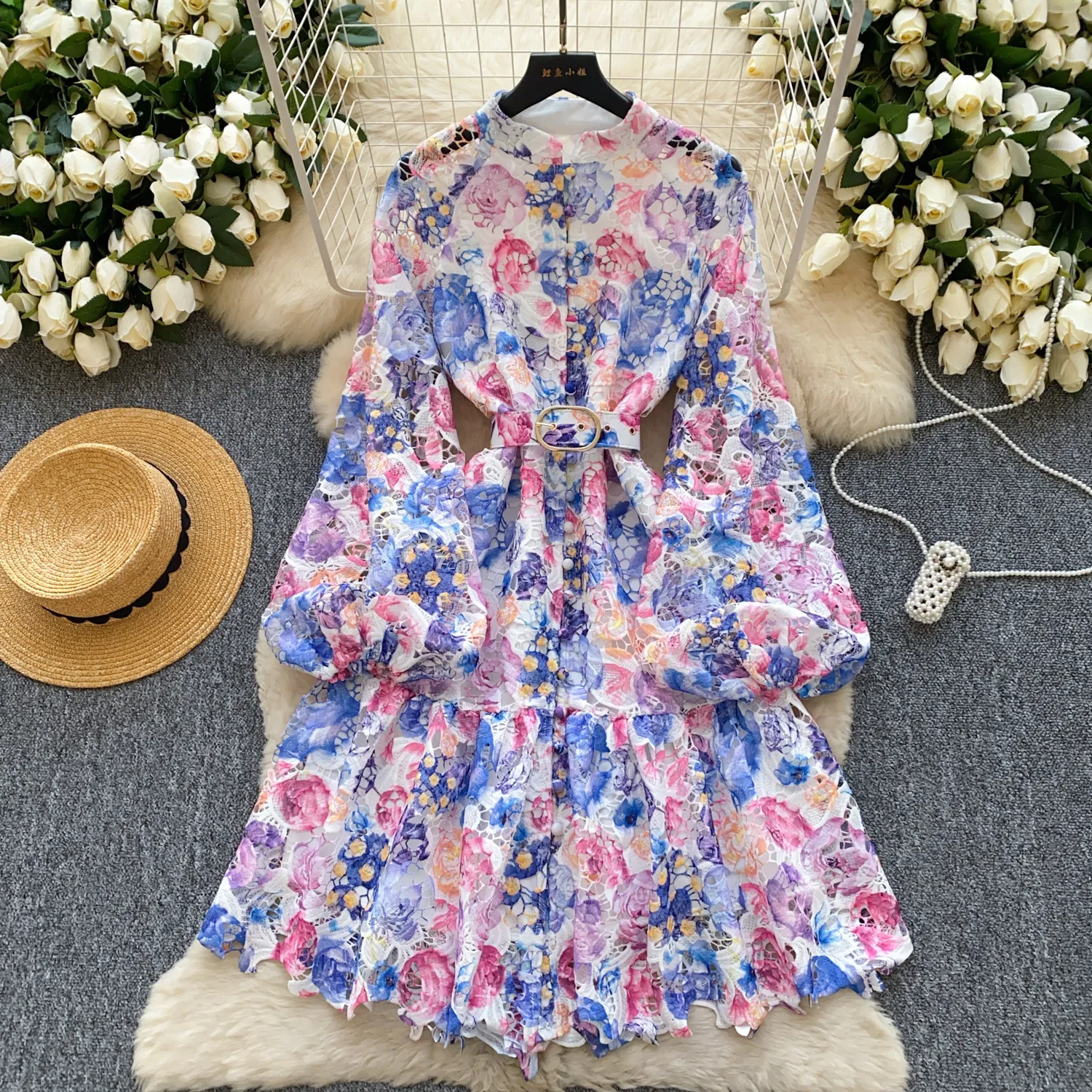 open lace back dress Vintage Gold Prom Dresses Red Floral Lace Quinceaera Dress 66704 vini   Viniodress
