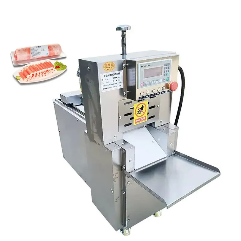 Automatic Frozen Meat Slicer Stainless Steel CNC Cutting Machine For ...