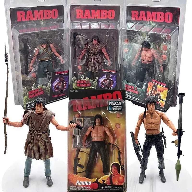 Neca First Blood Ron Kim John JR Rambo Figura De Acción Rambo 2015 Ver ...