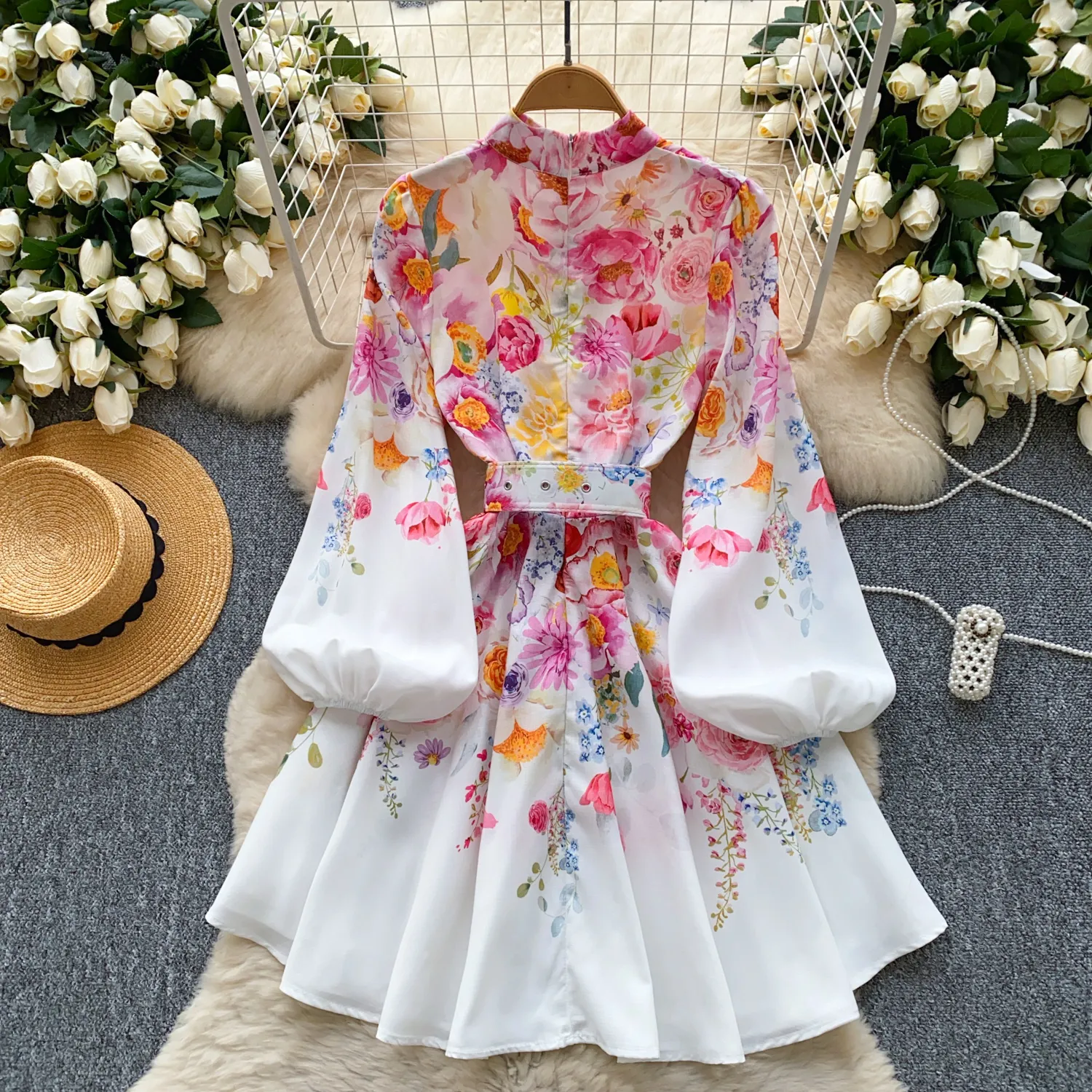 Casual Satin Mini Dress Women Summer A-Line Floral Paisley Long Cap Sleeve  Above Knee from Dhgate Basic & Casual Dresses - price 34.18