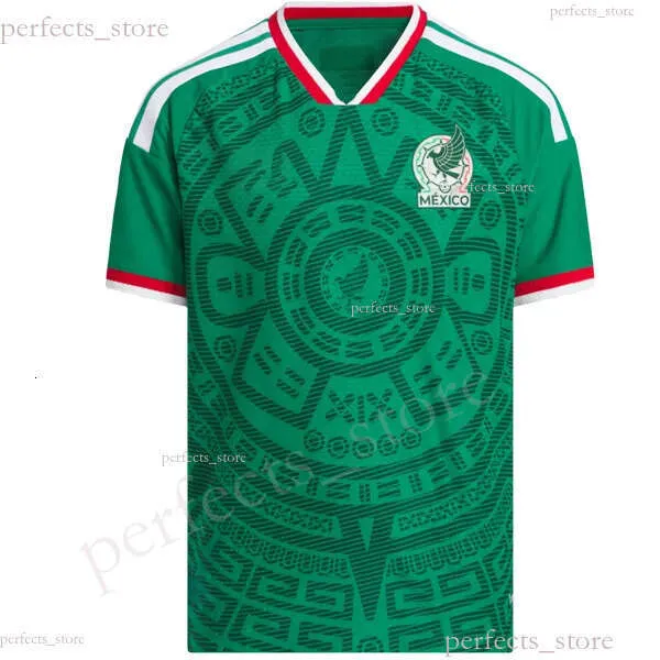 Mexico National Team Cotton Short Sleeve Soccer Jersey Unisex