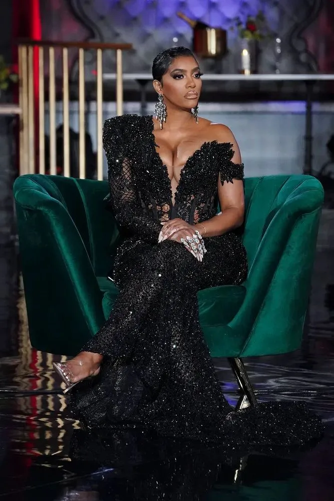 green emerald velvet dress Engagement Sexy Fall Formal Wedding Dresses Ball Gown V Neck Long Slee – BL  Dress main image 1