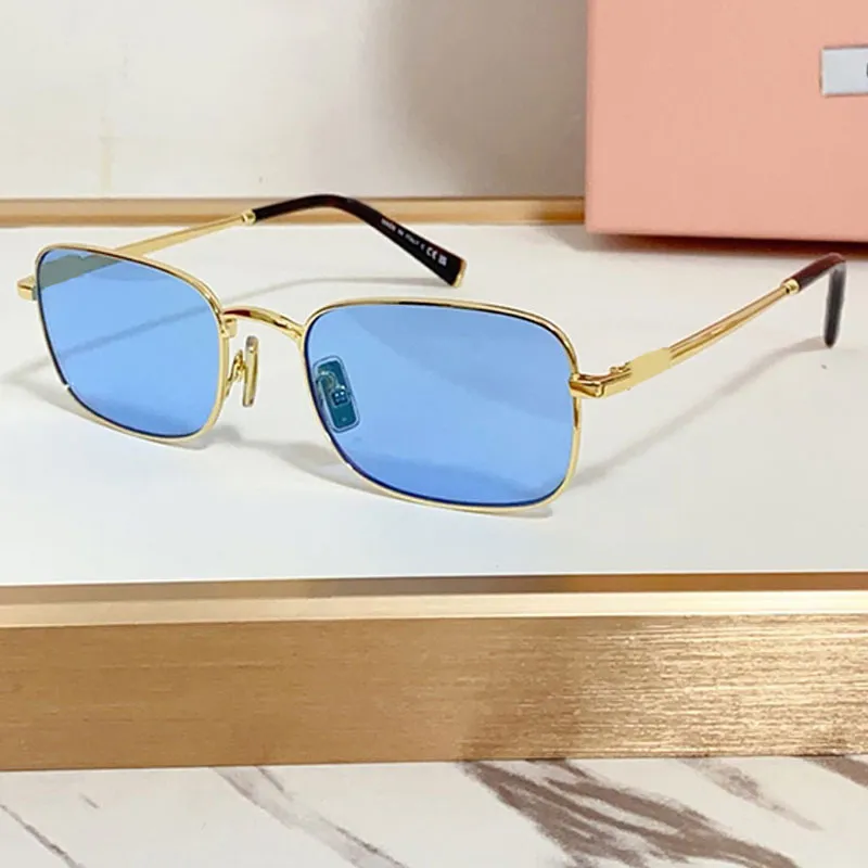 Lady Summer Metal Square Sunglasses UV400 Protection 