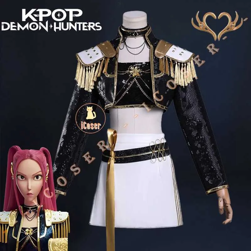 KPop Demon Hunter geïnspireerde cosplaykostuums en pruiken | Netflix-outfits Rumi, Zoey en Mira - België KPop Demon Hunter geïnspireerde cosplaykostuums en pruiken | Netflix-outfits Rumi, Zoey en Mira - België