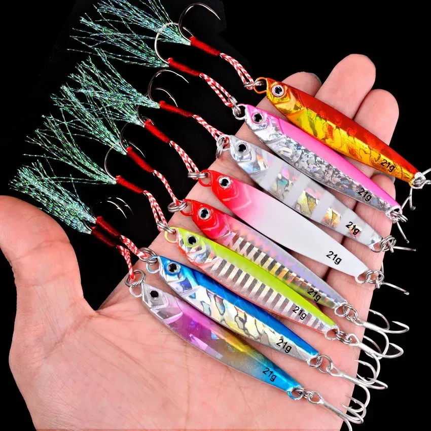 251104 Metal Jig Fishing Lure Set   Saltwater... 