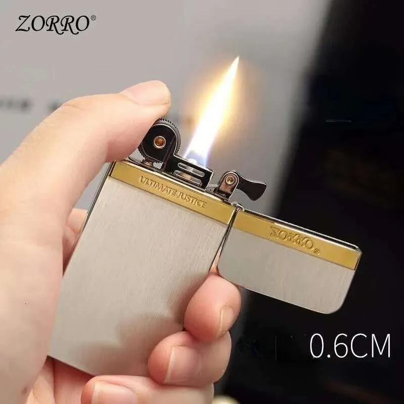 Original Zorro Thin Pure Copper Kerosene Lighter Flint Wheel