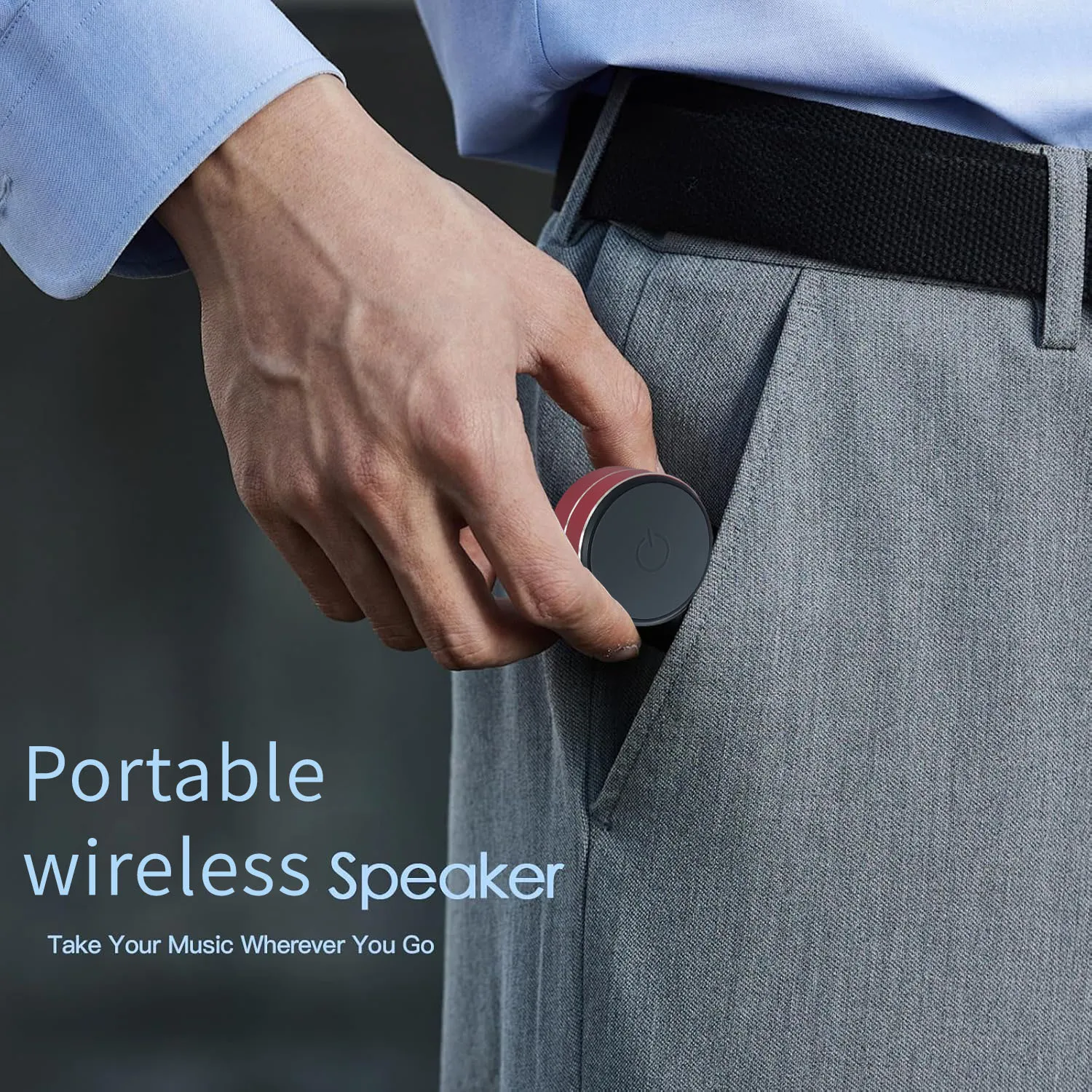 ES2401 Bone Conduction Resonance Aluminum Alloy High-Power Vibration Bluetooth Speaker