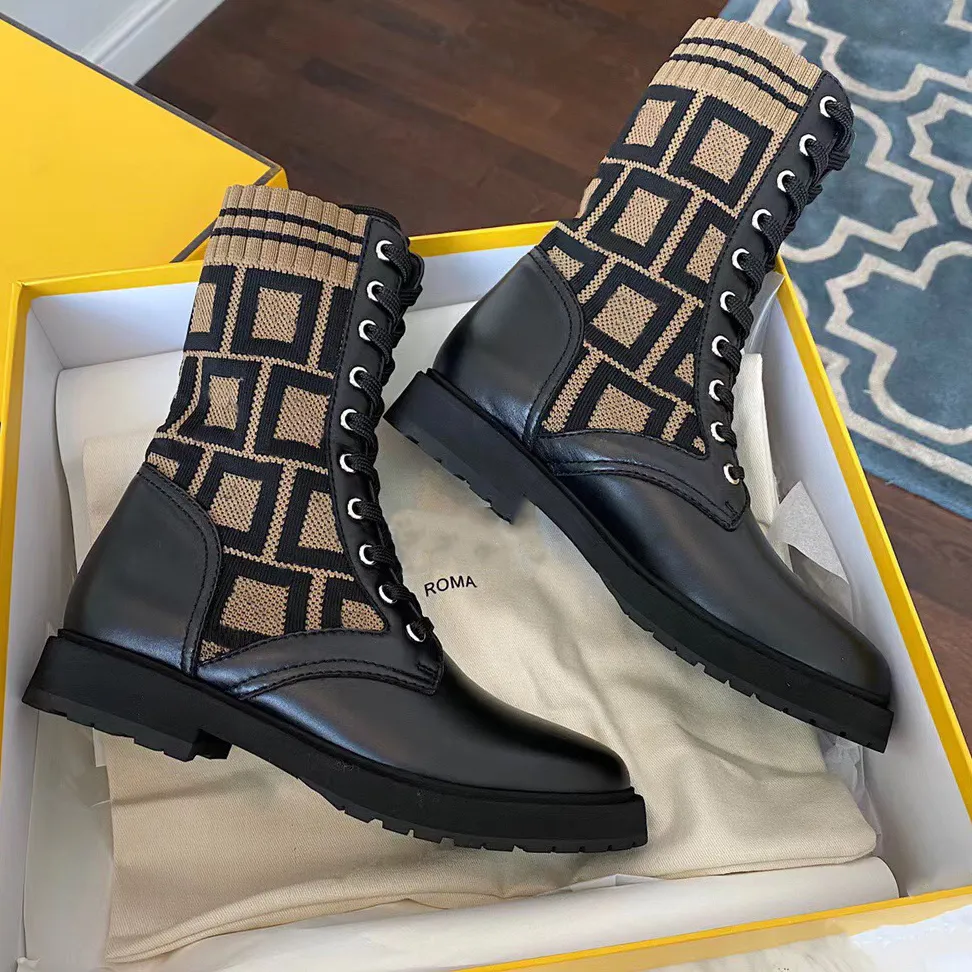 Designer Womens Leather Lace Up Ankle Boots Low... From Factory ...