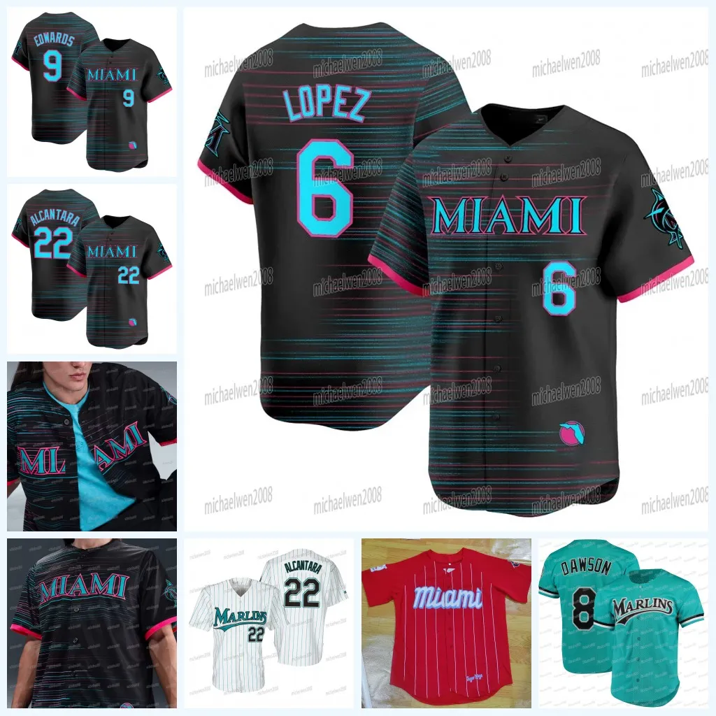 Save Big on Bulk Jersey Miami Marlins Marlins 2025 Cit Connect Jersey Kyle  Stowers Andre Dawson Xavier Edwards Derek Hill Dane Myers Javier Sanoja