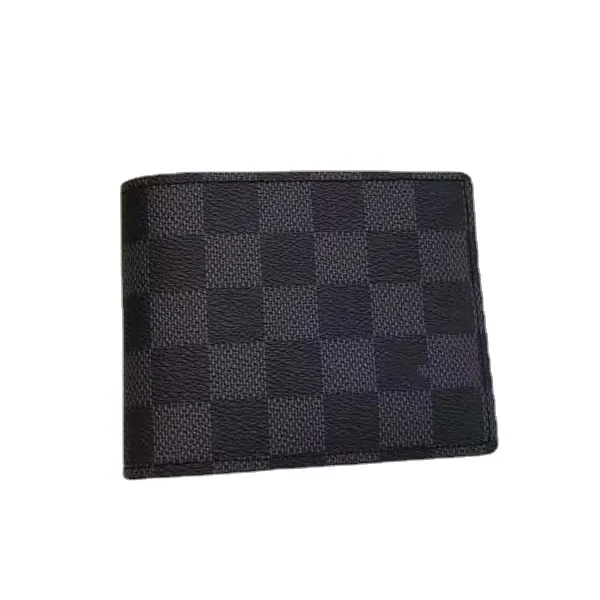 Portafoglio In Pelle Autentica Con Motivo A Ondulazione Dellacqua