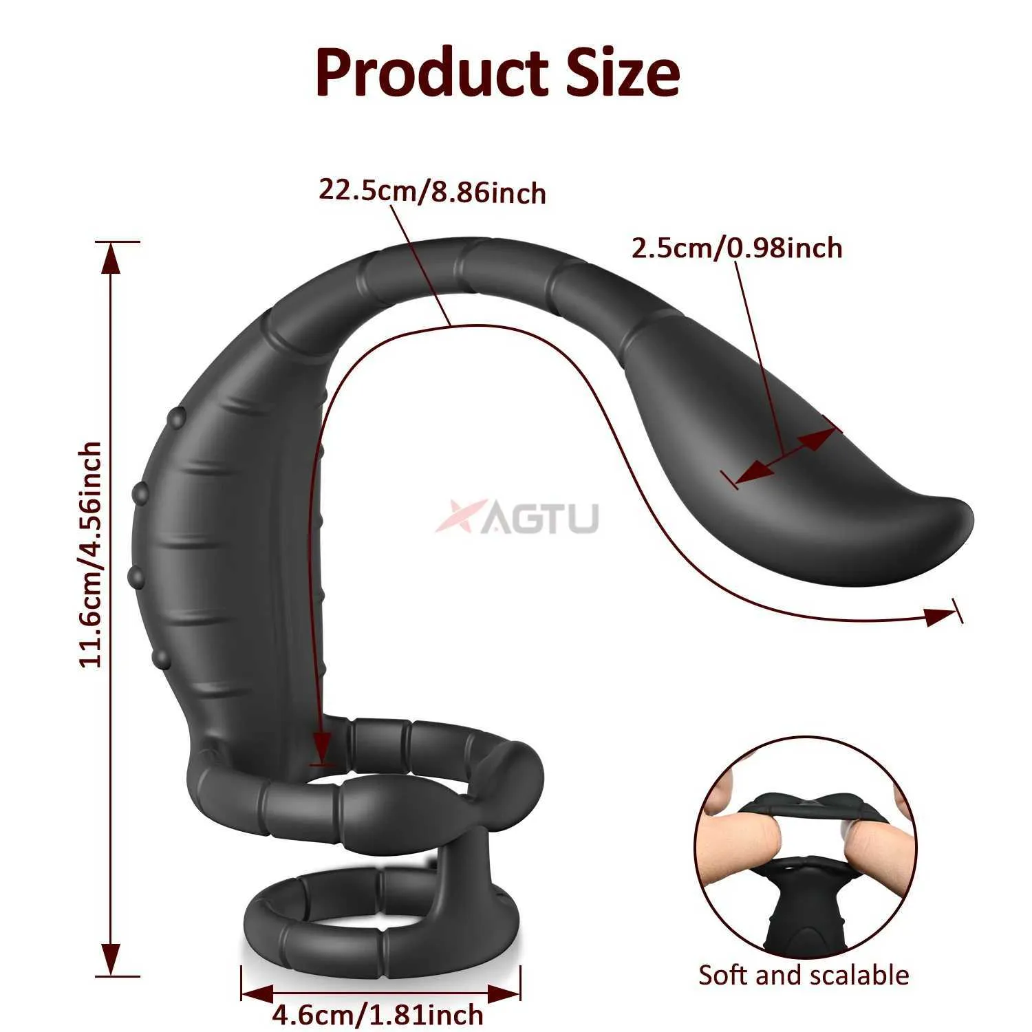 chicas con plug anal APP Control Vibrating Butt Plug Cock Ring For Men... From 8,4 €