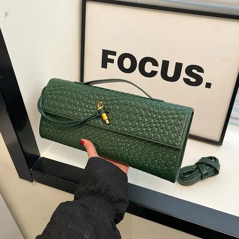 Generisch Schoudertas voor dames, handtas, crossbody-bag, stijlvolle, trendy designer-handtas van hoogwaardig, zacht PU-leer, bruin, Mittelgroße