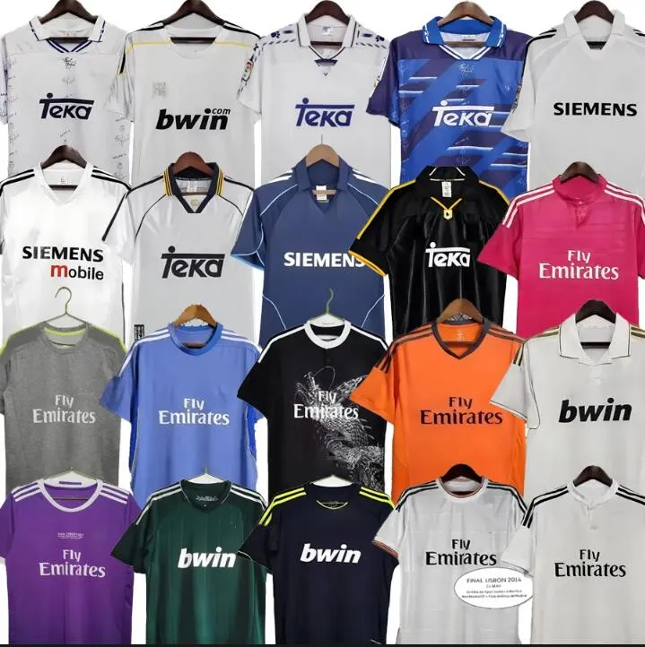 Maillot Vintage Real Madrid R. Carlos N°3 Rétro Blanc - Taille S - Fabriqué En Italie