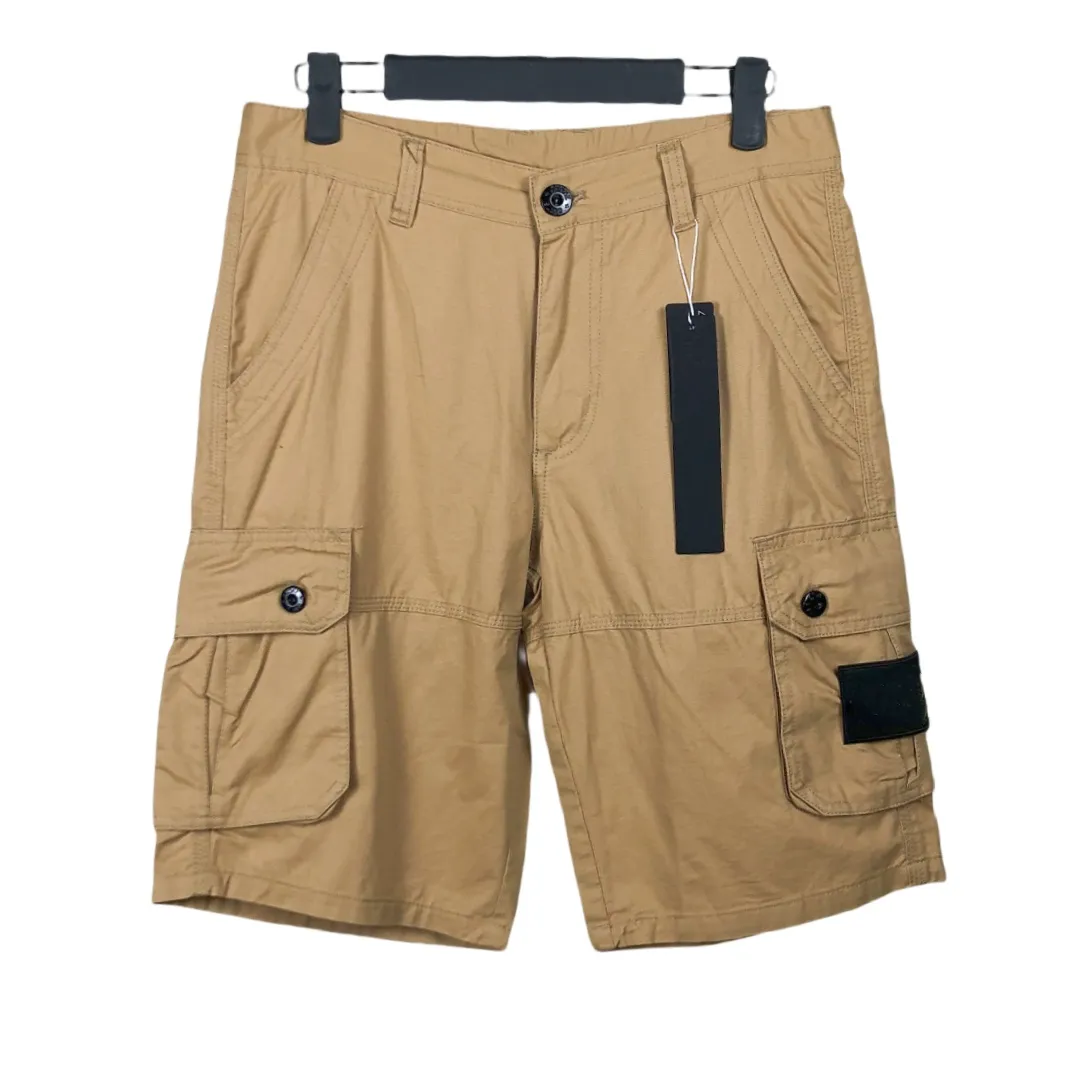 Save Big on Bulk Cargo Cotton Shorts For Men Men's Summer Cargo Shorts:  Classic Cotton Casual Hip Hop Fashion Outdoor Badge Letter Shorts, 2024  Trend
