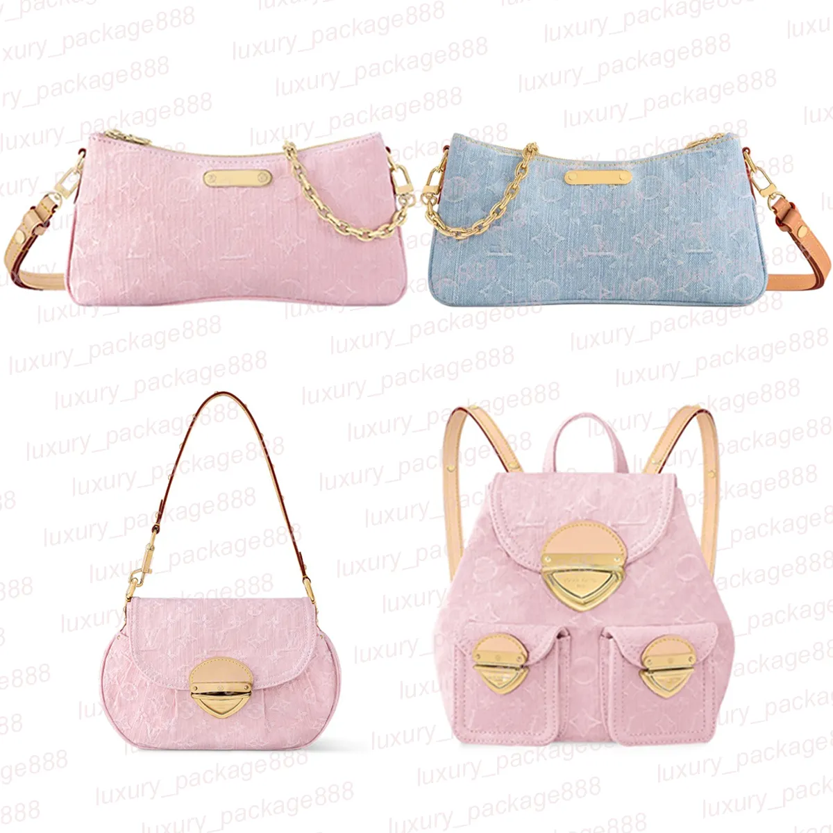 2025 New Pink Designer Bag Shoulder Bag Luxury Bag designer bags for women handbag Purse denim bag Underarm bag Crossbody Bag Pink Crossbody designer bags