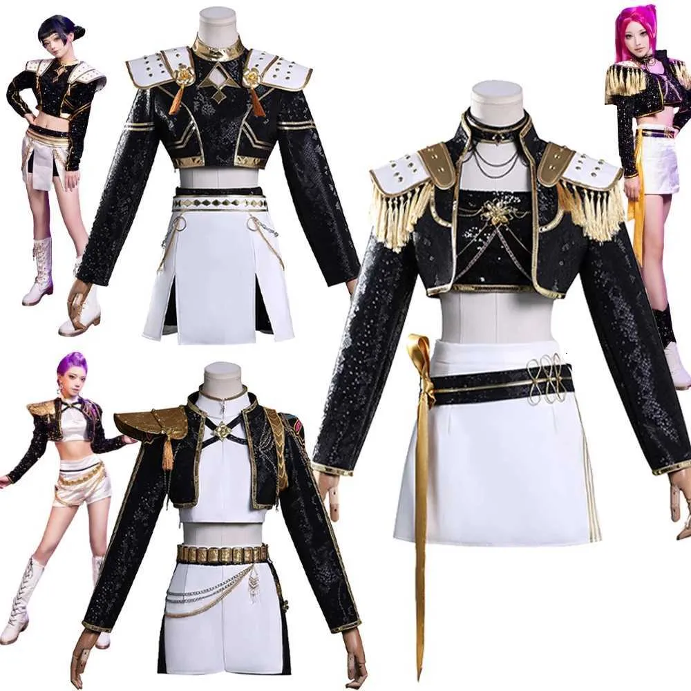 Disfraz De Cosplay De Cazador De Anime Y K-pop, Con Chaqueta, Camiseta Y Pantalón O Falda, Ideal Para Halloween, Carnaval Y Fiestas Temáticas