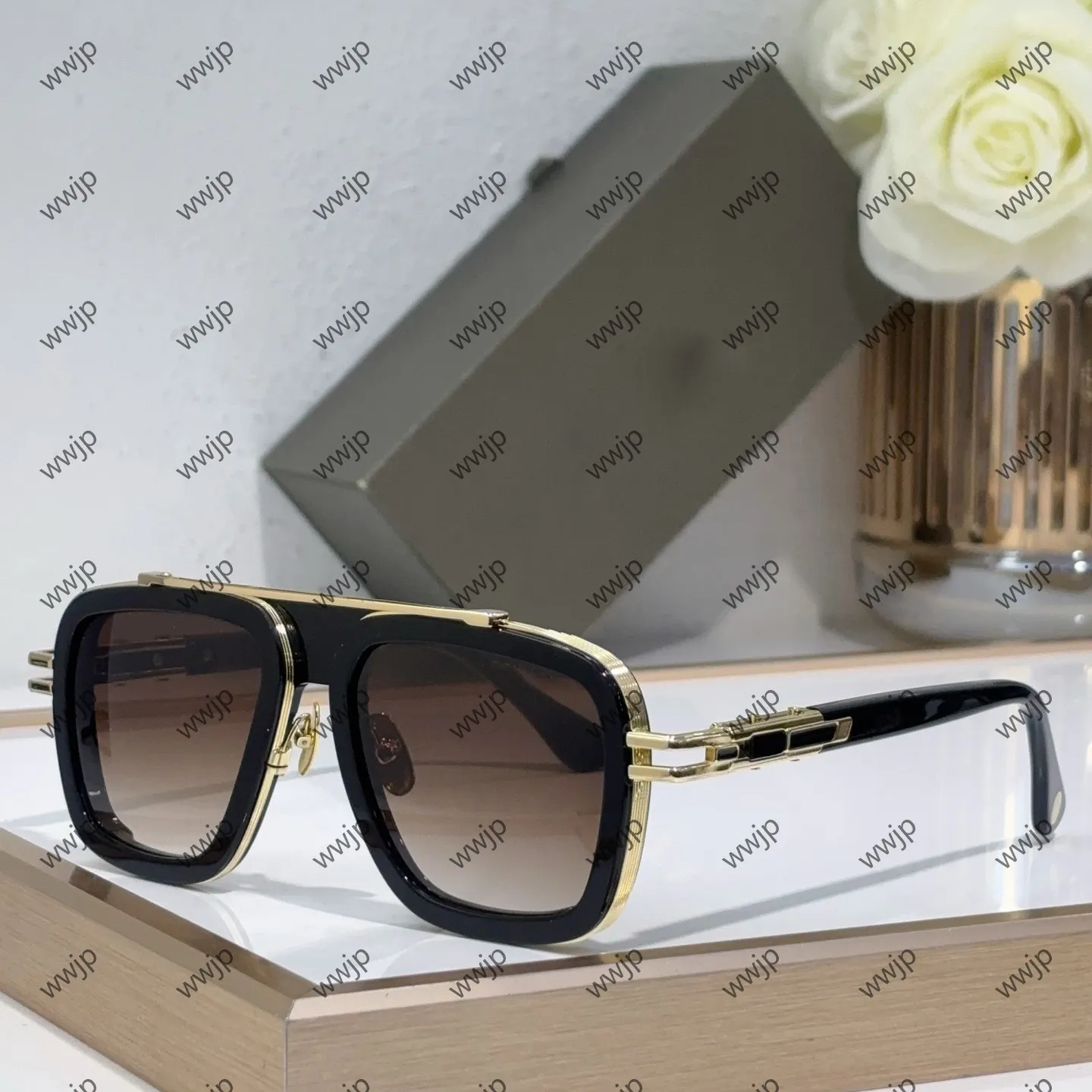 Square Metal Macho Man Sunglasses For Men And Women Designer Square Metal Macho Man Sunglasses For Men And Women Designer