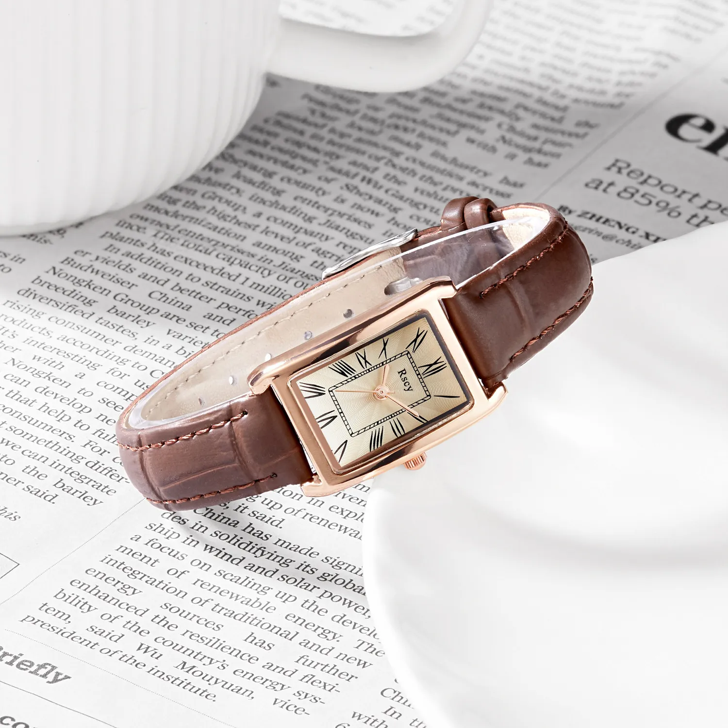 Rectangular Designer Watch Ruishikaiyue Womens Rectangular Designer Watch ... From ...