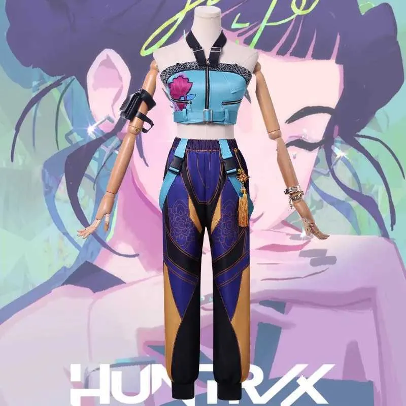 Perruque Cosplay Démon Coréen 66 Cm – Résistante à La Chaleur – Hunter K-pop – Pour Adulte Et Enfant – Halloween, Carnaval