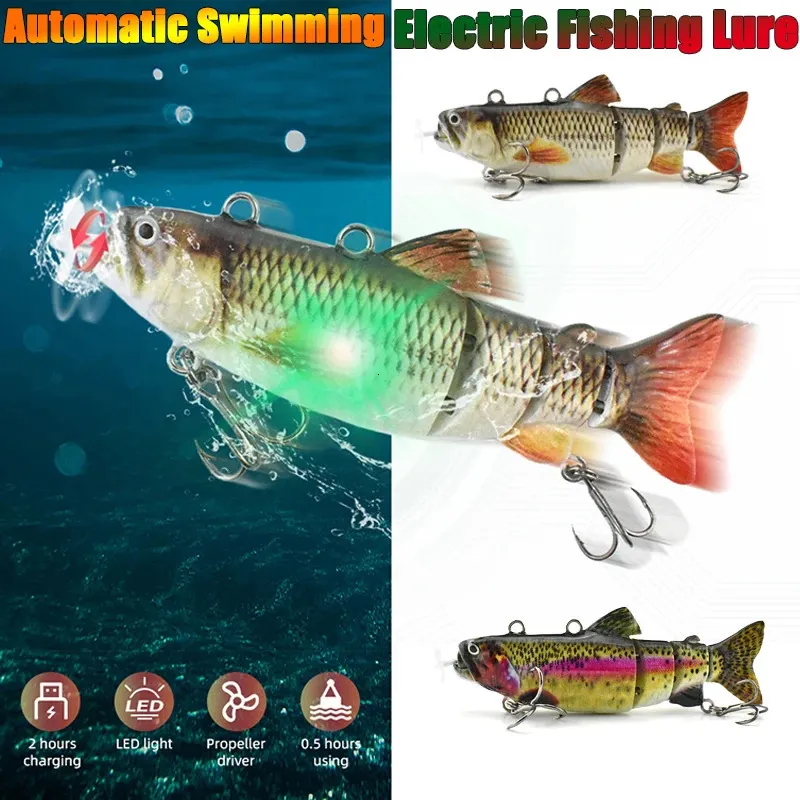 Automatic Swimbait Robotic Fishing Lure   4 Segment... 