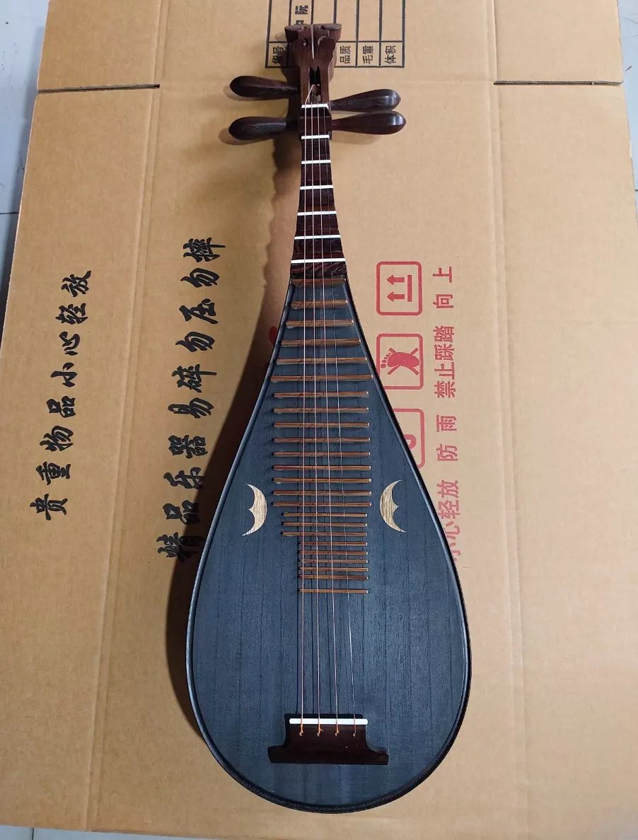 Pipa Chinese String Instruments Vintage Style Chicken Wing Wood ...
