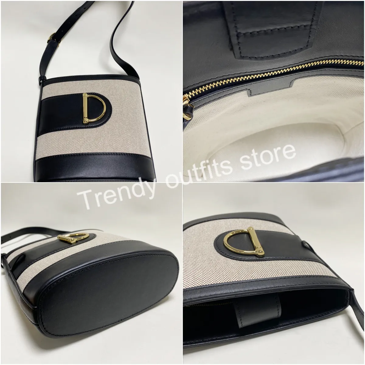 2025 Newest canvas Leather embroidery letter Bags Pouches Fashion Handbags Bag Dusk Bags