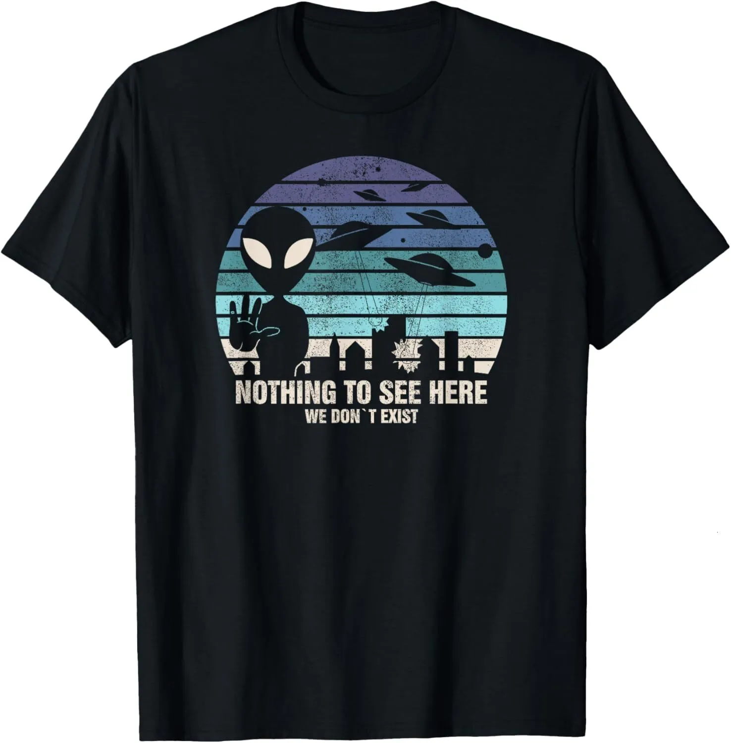 Men's Graphic Tee Alien Design, Novelty T Shirt | DHgate