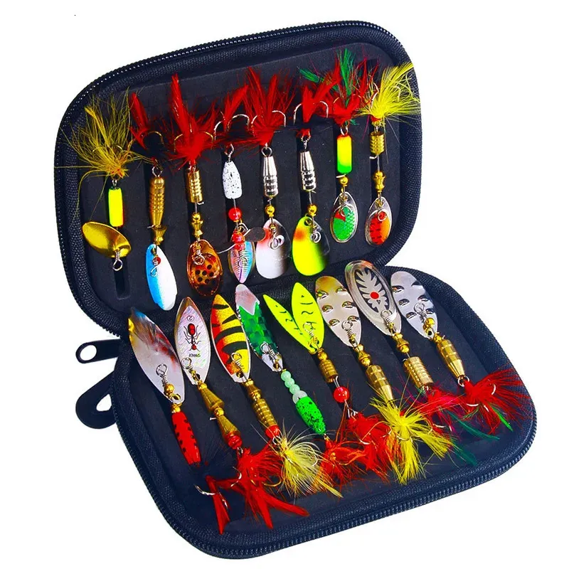251104 Metal Spinnerbait Lures Kit   Hard Bait... 