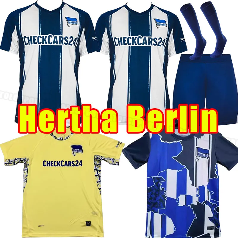 Berlin Hertha 25 26 BSC Soccer Jerseys GUENDOUZI From Tubasport