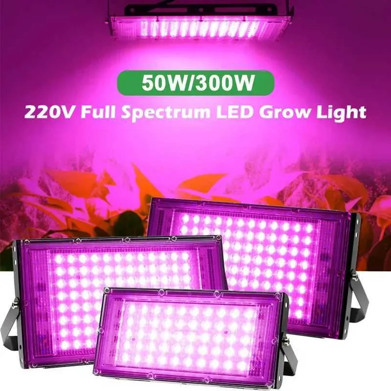 Full Spectrum LED Growth Light Plant Light AC 220V 50W 100W 200W 300W ...