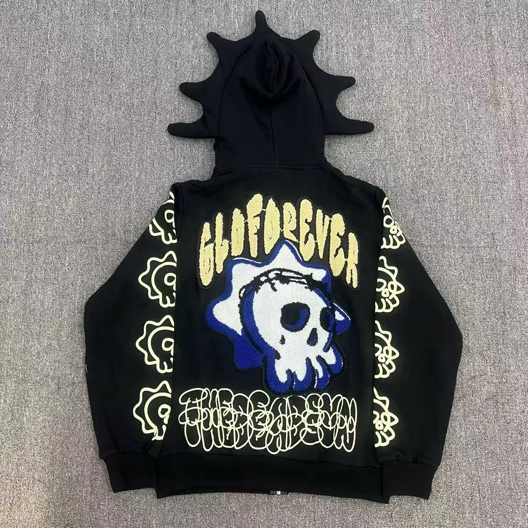 トップス Glogang Glo Gang | Glo Bang Full Zip Hoodie (White) | Hoodies