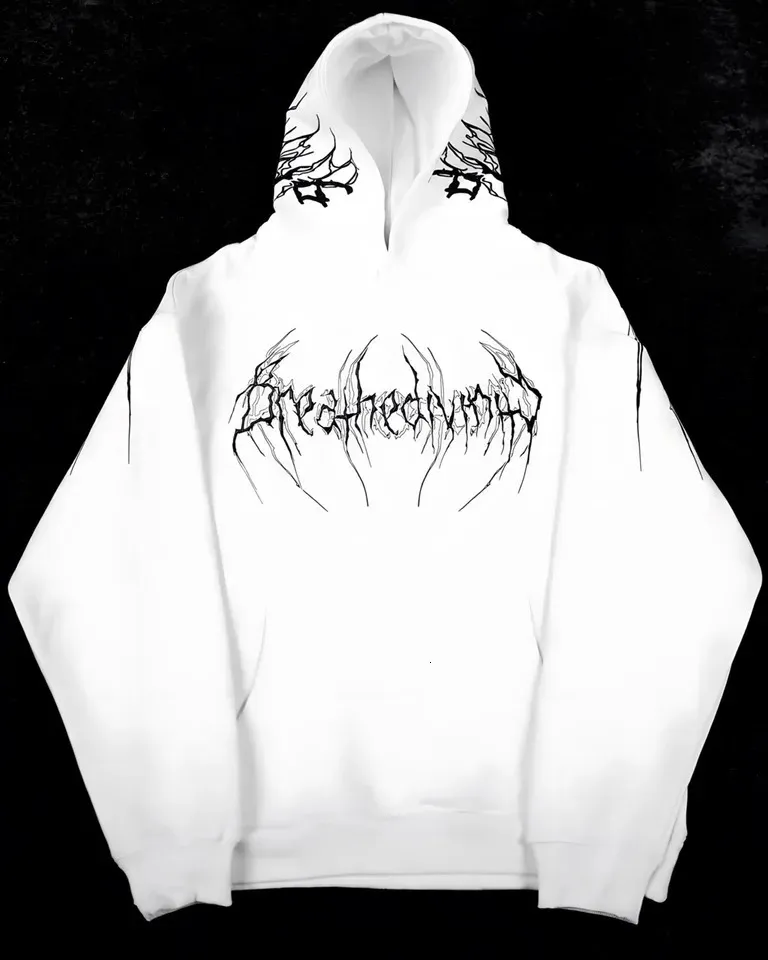 Breathedivinity Hoodies Autumn Winter American Fashion 380g Hooded