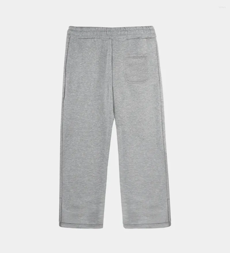 2025 - herenbroek met diepe zakken, losse pasvorm, casual joggingbroek met trekkoord voor hardlopen, workout, training, basketbalbroek voor heren, compatibel met motorfiets, grijs, XL