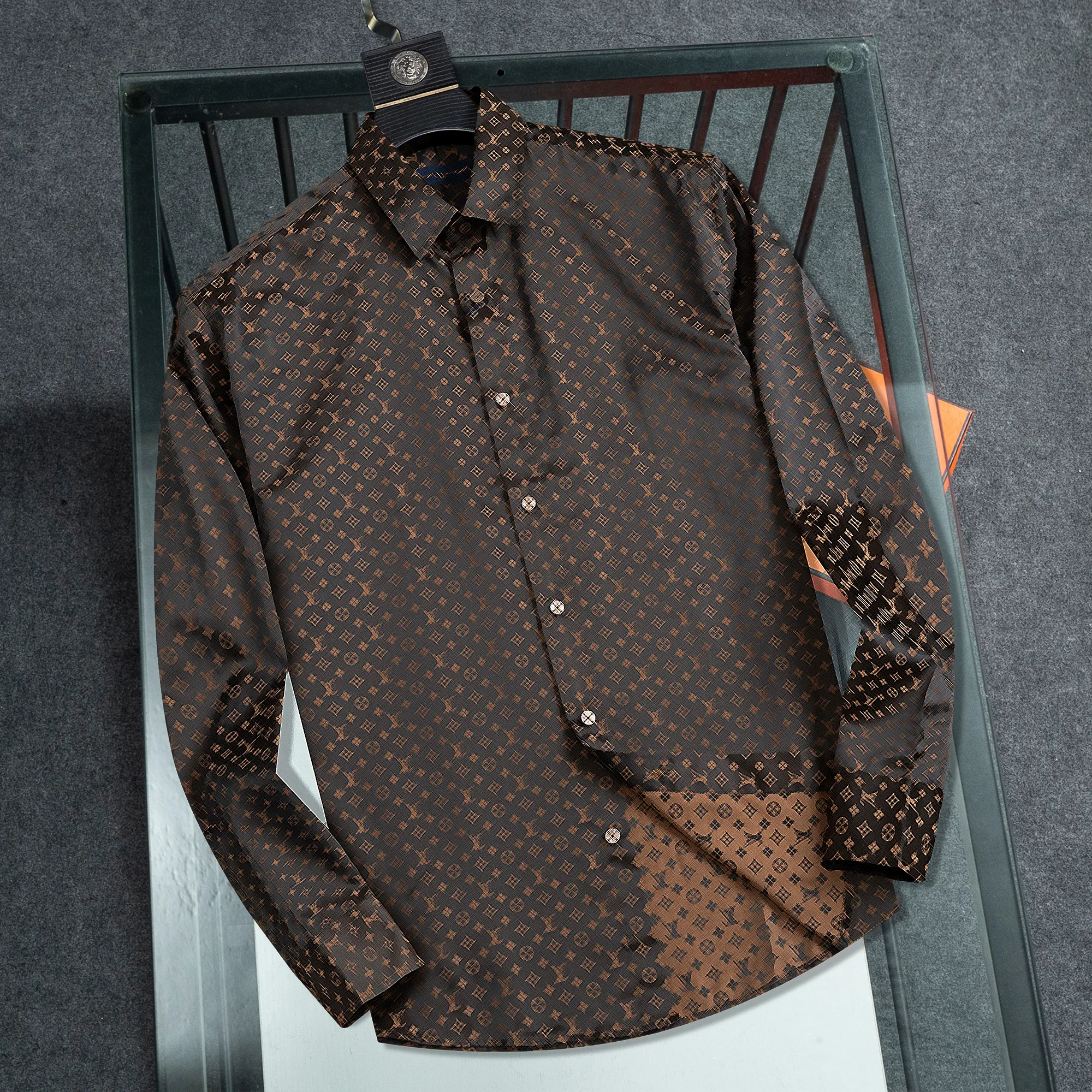 3xl dress shirt size GBH Men's Long Sleeve Slim-Fit Solid Dress Shirts, Size: Medium, White