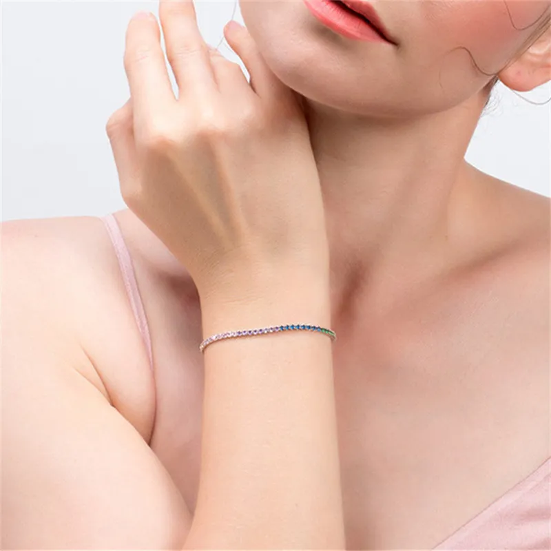 Breloque Cœur En Argent 925 Avec Zircon Bleu - Pour Bracelet Ou Collier, Coffret Cadeau, Taille 0,8x0,4 Cm