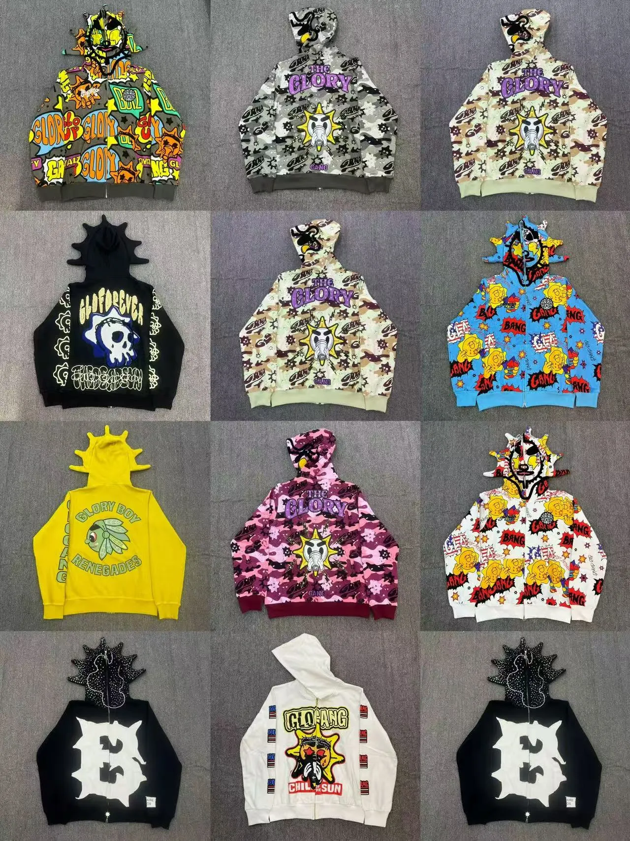 Glo Gang The Glory Mens Full Zip Hoodie Comfortable... From 