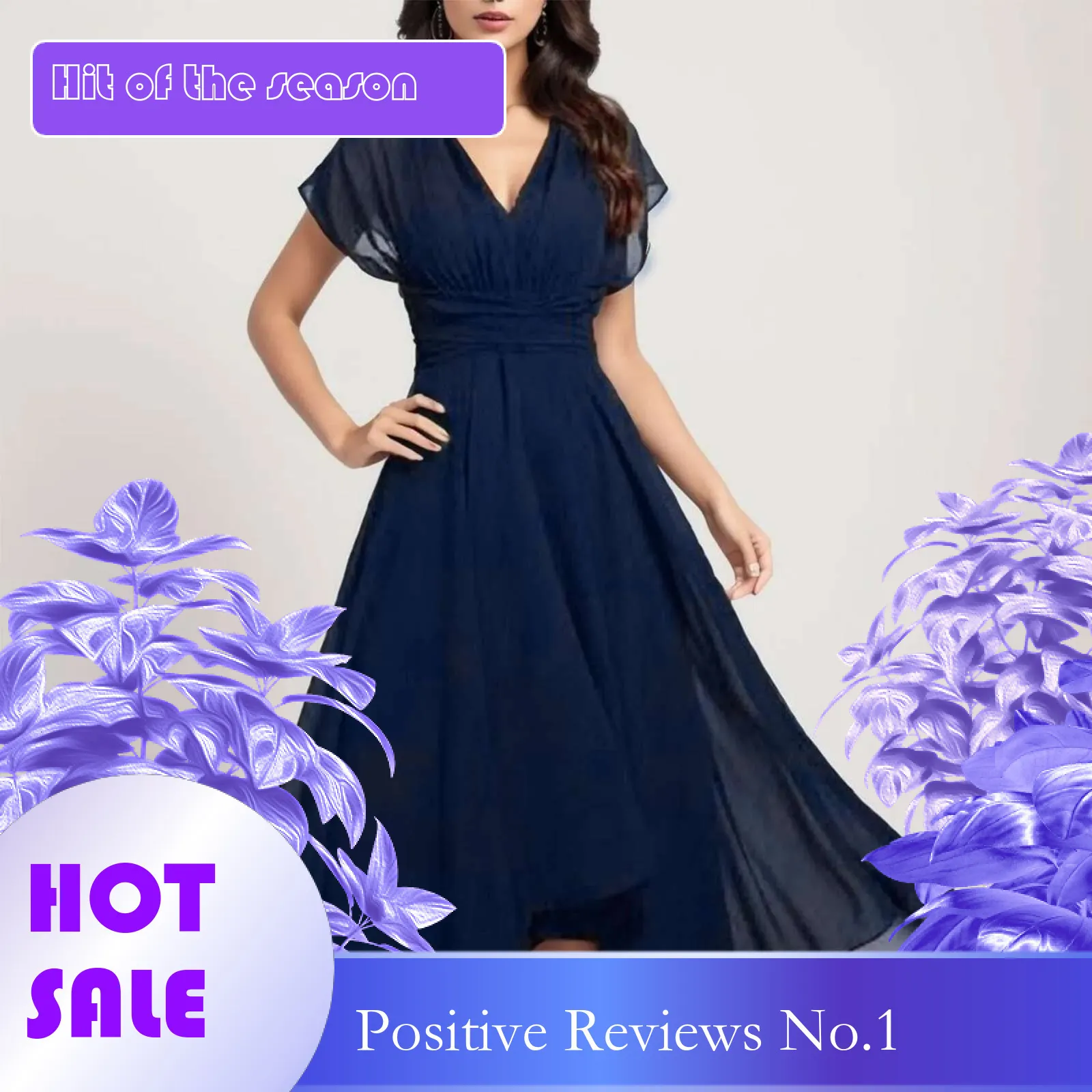 Save Big on Bulk Beach Sexy Prom Dresses Dongdumaoyi Women Ladies Prom  Clothing Short Sleeve Sexy Club Boho Beach Dress Lady Summer Deep V Neck  Party ...