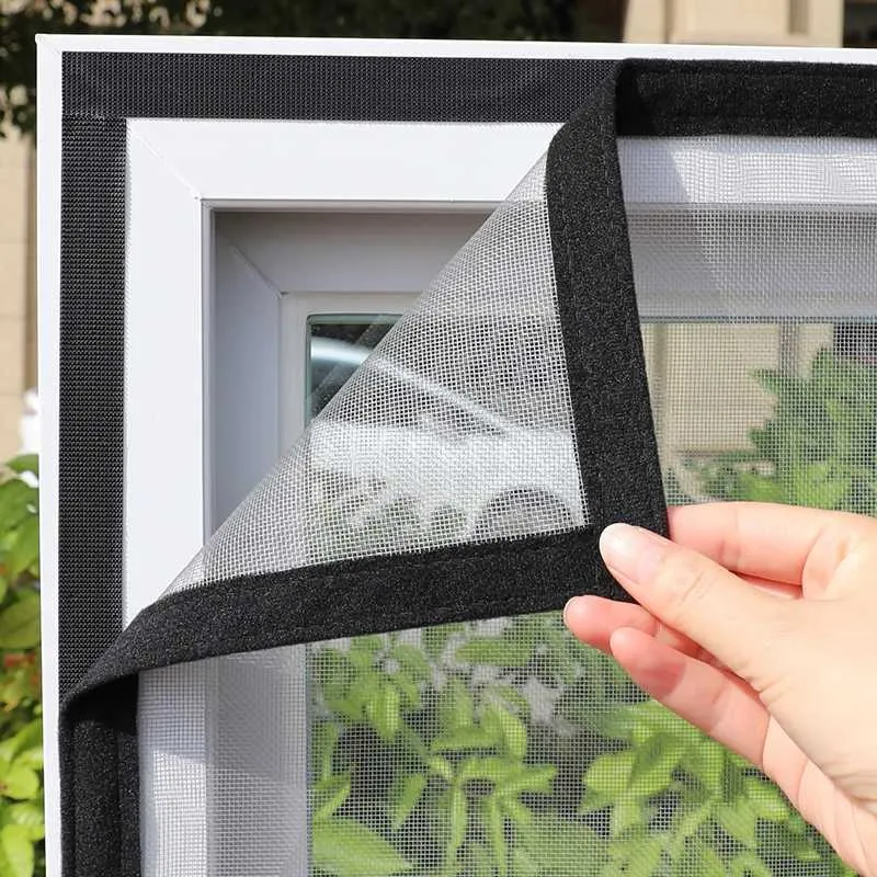 Insect Proof Windows Self-Adhesive Mosquito Net: Reusable, Lightweight, Breathable Insect ...