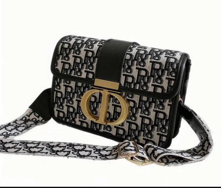 2025 Fashionable new stylish women's bag women's chain small square bag single shoulder high-level embroidery cross body bag new design
